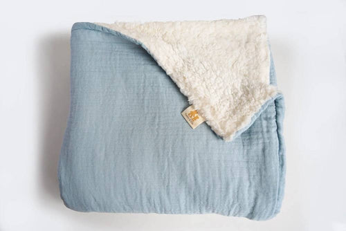 Cloud Nine deken leisteenblauw