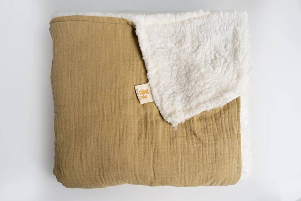 Cloud Nine deken warm taupe