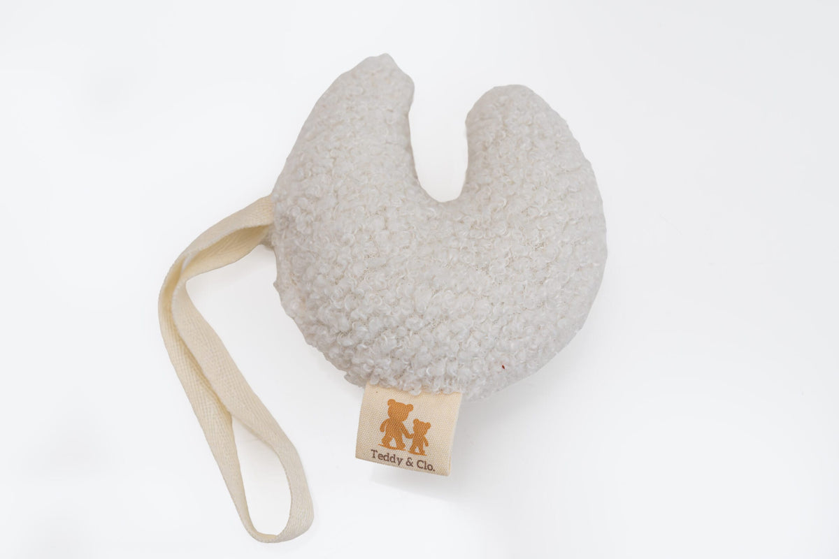 Kleine Moon Hug Speenknuffel Gebroken wit