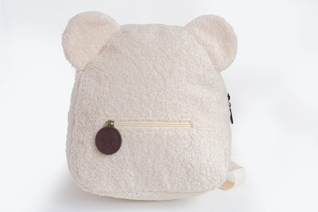 Tiny Teddy rugzak gebroken wit