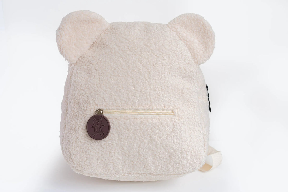 Tiny Teddy rugzak gebroken wit